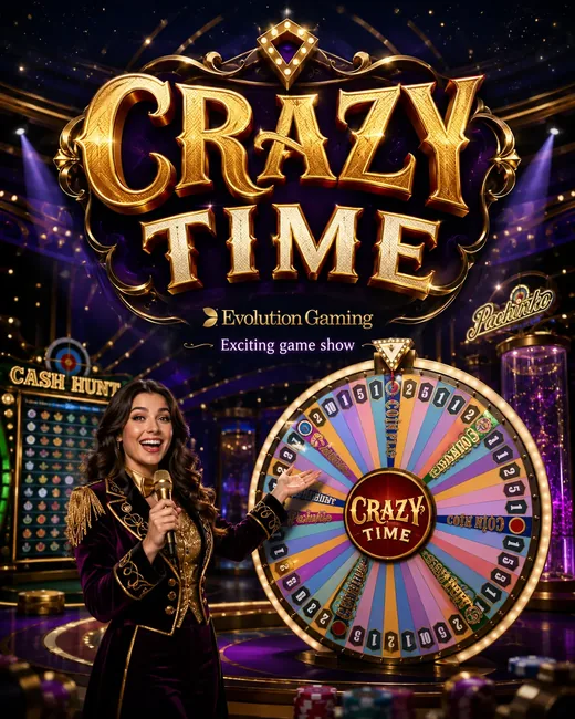 Crazy Time — Evolution Gaming, exciting game show