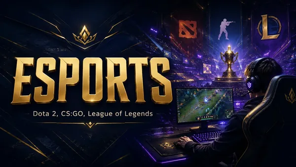 eSports — Dota 2, CS:GO, League of Legends