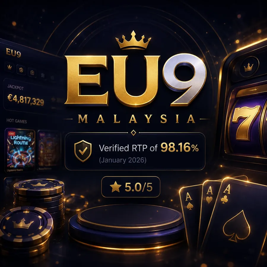 EU9 Malaysia — verified RTP of 98.16%, the highest among Malaysian platforms we track