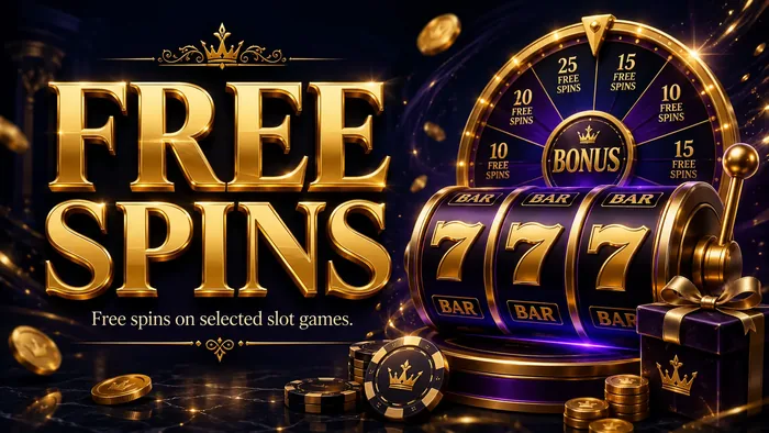 Free Spins — free spins on selected slot games