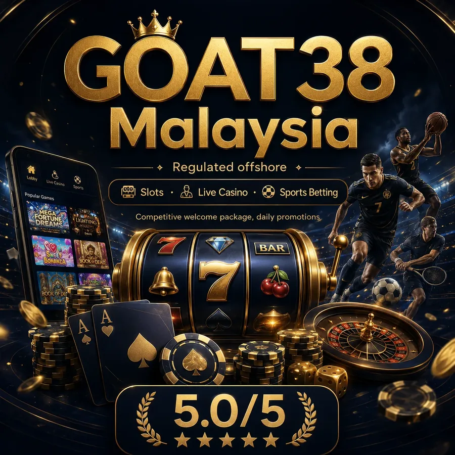GOAT38 Malaysia — multi-language slots, live casino and sports betting