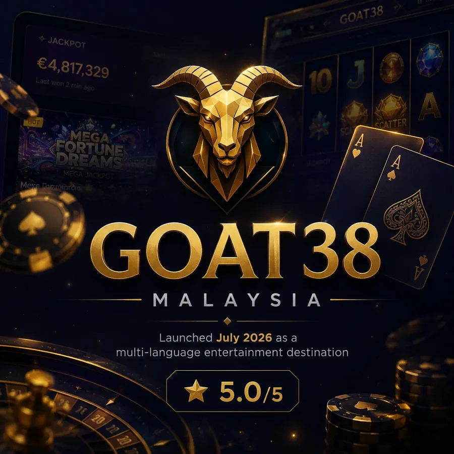 GOAT38 Malaysia — launched July 2026 as a multi-language entertainment destination