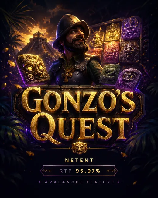 Gonzo's Quest — NetEnt, RTP 95.97%