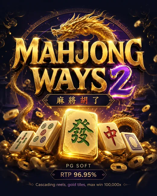 Mahjong Ways 2 — PG Soft, RTP 96.95%
