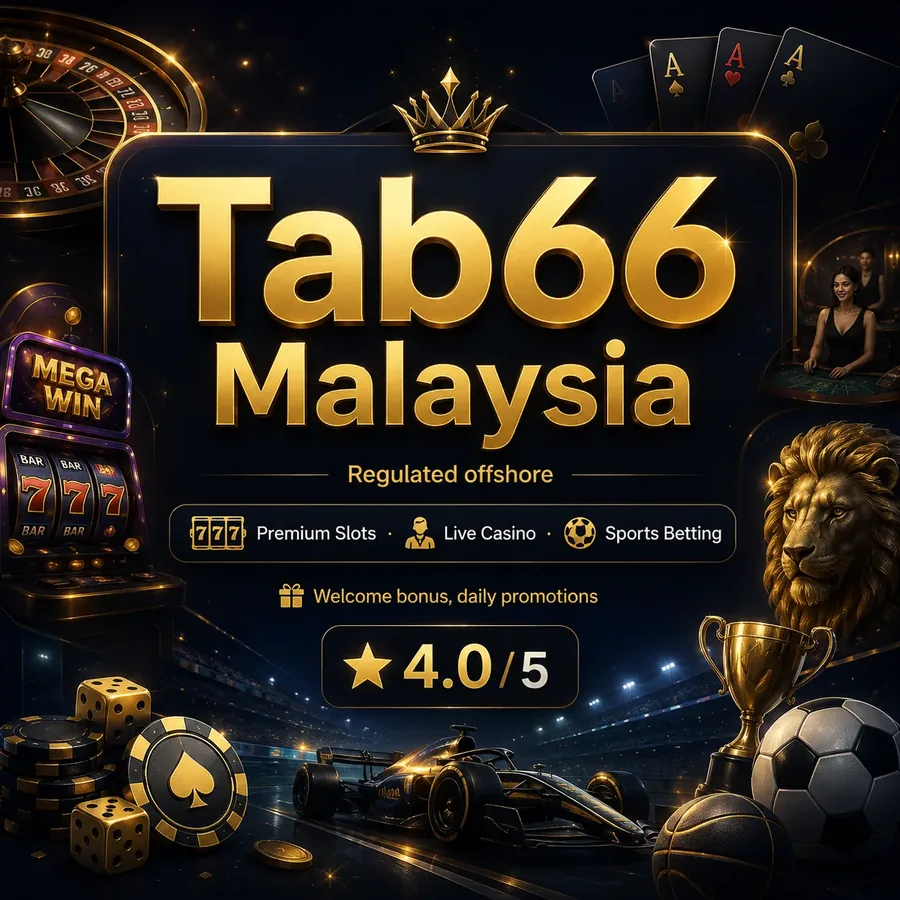 Tab66 Malaysia — premium slots, live casino and sports betting